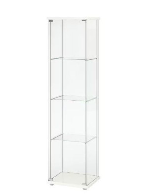 IKEA DETOLF Witryna, 43x163 cm biały