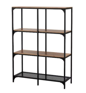 IKEA FJÄLLBO Regał, czarny100x136 cm