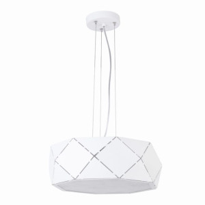 Biała lampa sufitowa TRINITI M