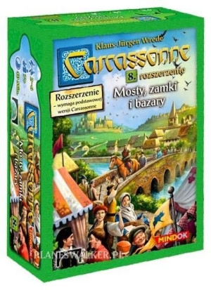 CARCASSONNE Mosty Zamki i Bazary gra ROZSZERZENIE