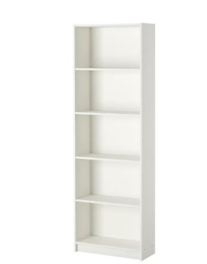 IKEA GERSBY Regał, 60x180 cm biały