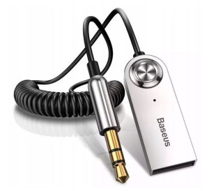 Adapter audio Bluetooth 5.0 Baseus USB, AUX czarny