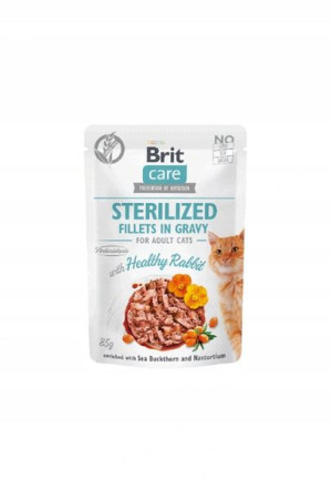 Brit Care Kot Fillets Sterilized-rabbit 85g