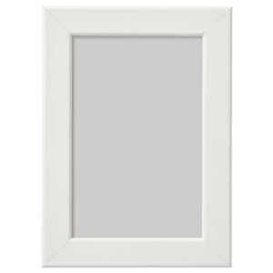 Ramka na zdjęcia 10x15 Fiskbo biała rama IKEA