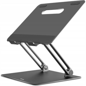 MOZOS LS1-ALU podstawka pod laptopa aluminiowa czarna regulowana