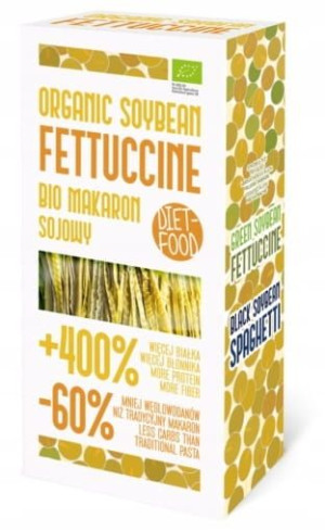 Makaron sojowy fettuccine pomarańczowy bio 200g