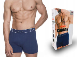 Julimex Carbon Bezszwowe Bokserki Męskie Gran. M