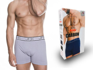 Julimex Carbon Bezszwowe Bokserki Męskie Szary XL