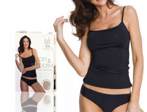 JULIMEX Koszulka Top SOFT and SMOOTH Czarna S