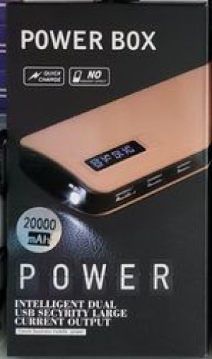 Powerbank 20000 mAh obudowa imitacja skóry Power bank