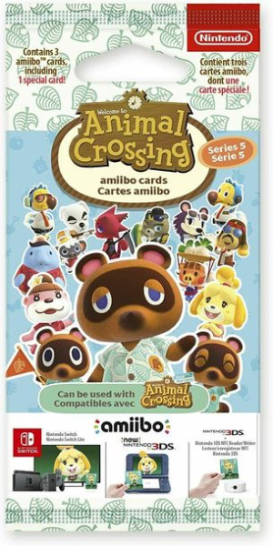 Zestaw 3 Kart Animal Crossing Seria 5 Happy Home