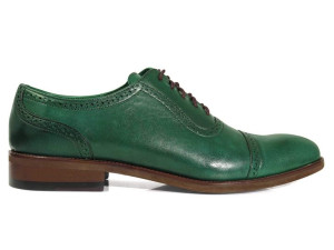 Unikatowe zielone brogsy typu adelaide T142 39