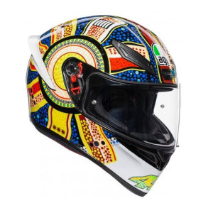 Kask AGV K1 DREAMTIME biały żółty GRATISY