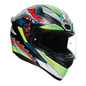 Kask AGV K1 DUNDEE zielony czerwony GRATISY