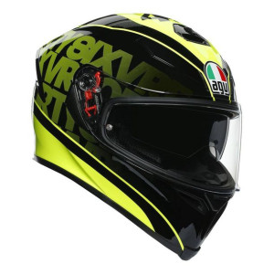 Kask AGV K5 S FAST 46 czarny żółty GRATISY