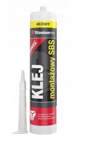 Klej Montażowy Sbs Titaniumpro Beżowy 300ml