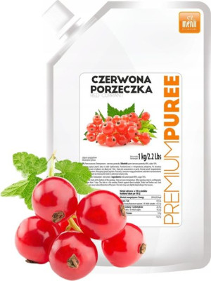 PremiumPuree Czerwona porzeczka - Puree | Pulpa owocowa 1 kg