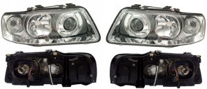 Audi A3 8l Komplet Reflektorów Lampy Przednie Tyc