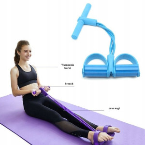 Ekspander fitness na nogi do ćwiczeń mięśni nóg