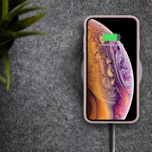 Etui MERCURY Silicone do Apple iPhone 12/12 PRO różowo piaskowy