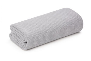 Bambusowy otulacz / lekki kocyk z jonami srebra 100x100 light grey my memi