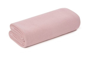 Bambusowy otulacz / lekki kocyk z jonami srebra 100x100 powder pink my memi
