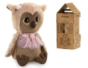 Przytulanka Maskotka Sowa 25cm Domek do Malowania Sonya Elegantka