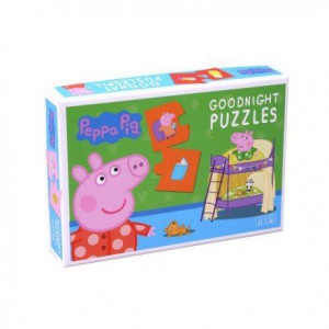 Puzzle na dobranoc zestaw 10 układanek 20 el.