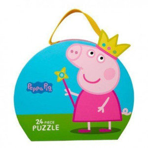 Puzzle w ozdobnym pudełku walizce księżniczka