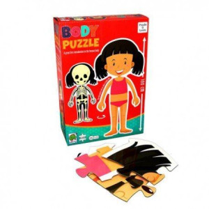 Gigantyczne puzzle moje ciało dziewczynka 26 el