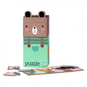 Puzzle dla dzieci 12 el. zwierzątka bobo