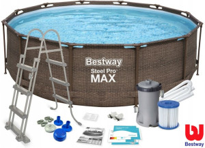 Basen Bestway Stelażowy 366 X 100 Steel Pro MAX
