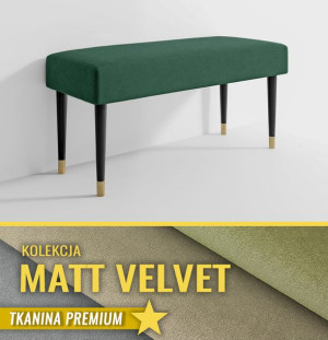 Ławeczka Klasyczna - Kolekcja PREMIUIM MATTVELVET 80x30 cm