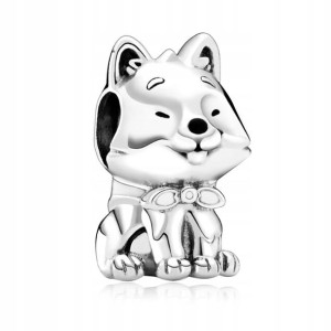 Zawieszka Charms Koralik Japoński Pies Akita Inu