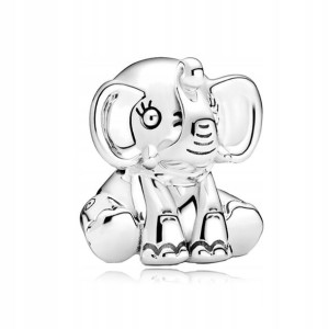 Zawieszka Charms Koralik Słonica Ellie