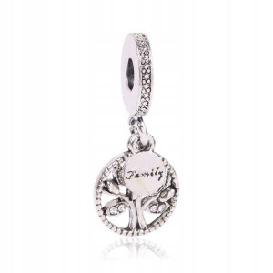 Zawieszka Charms Koralik Bead Drzewo Rodzinne
