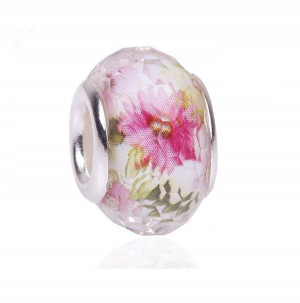 Zawieszka Charms Koralik Bead Kwiaty Murano