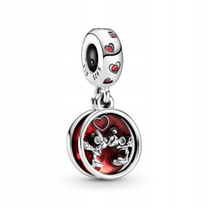 Zawieszka SREBRO 925 Charms Disney Mickey Minnie