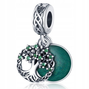 Zawieszka SREBRO 925 Charms Drzewo Rodzinne