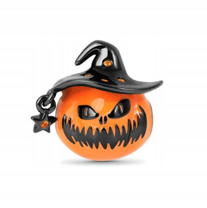 Zawieszka SREBRO 925 Charms Dynia Halloween