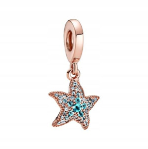 Zawieszka SREBRO 925 Charms Koralik Rozgwiazda
