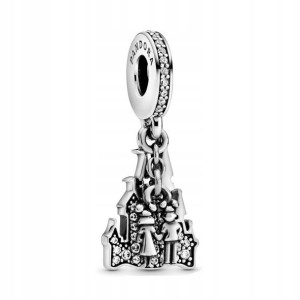 Zawieszka SREBRO 925 Charms Koralik Zamek