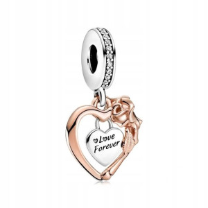 Zawieszka SREBRO 925 Charms Love Forever Miłość