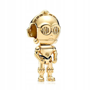 Zawieszka SREBRO 925 Charms Star Wars C-3PO