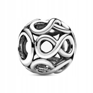Zawieszka SREBRO 925 Charms Znak Nieskończonności