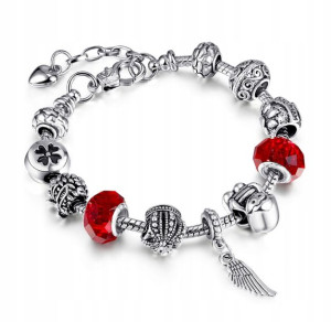 Bransoletka modułowa Charms Beads Skrzydło