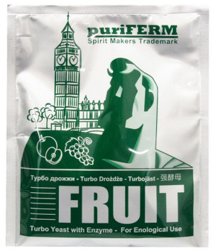 Drożdże gorzelnicze puriFERM TURBO FRUIT do owocówek
