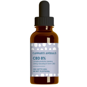 Olejek CBD dla zwierząt Cannabis animals 8%