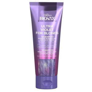 BIOVAX Regenerujący szampon tonujący do włosów blond i siwych 200 ml