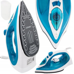 Żelazko Parowe Ceramiczne Samoczyszczące 2200w Moc